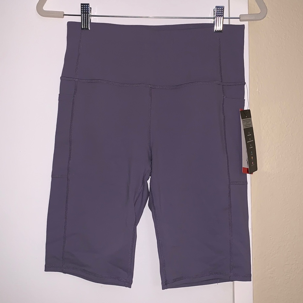 Skechers high waist active exercise shorts women size M